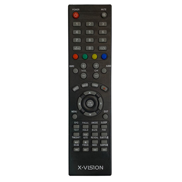 ریموت کنترل اصلی تلویزیون ایکس ویژن X.VISION