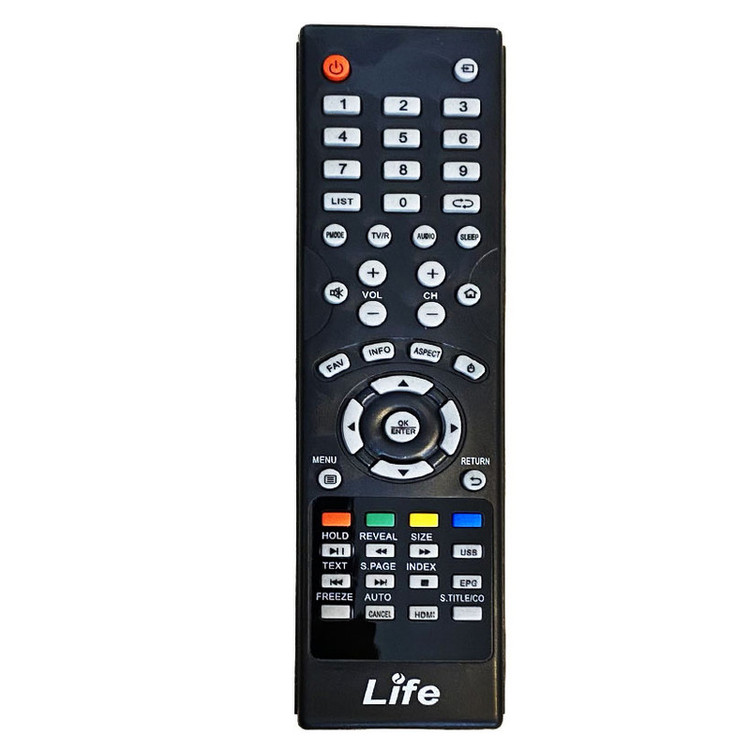 ریموت کنترل اصلی تلویزیون لایف LIFE