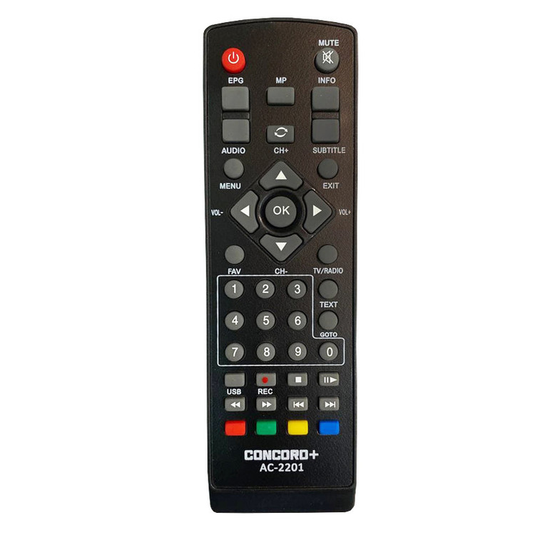 ریموت کنترل اصلی گیرنده دیجیتال کنکورد پلاس CONCORD