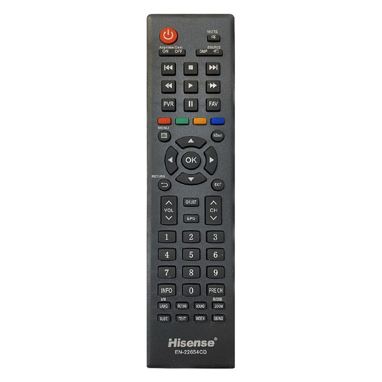 ریموت کنترل اصلی تلویزیون هایسنس Hisense