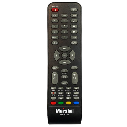 ریموت کنترل اصلی تلویزیون مارشال MERSHAL