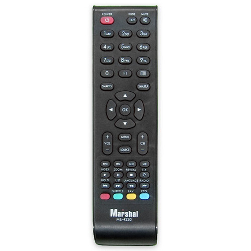 ریموت کنترل اصلی تلویزیون مارشال MERSHAL