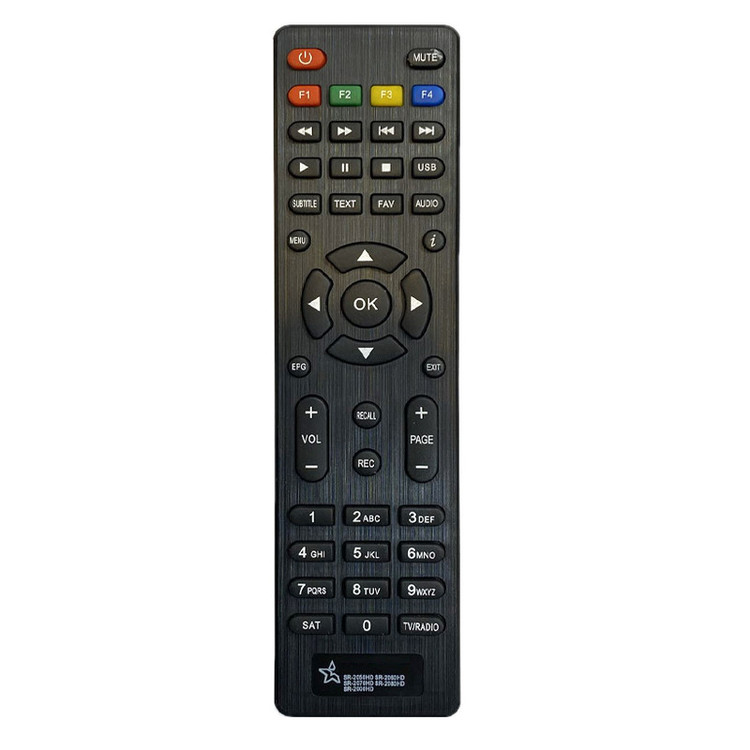 ریموت کنترل اصلی رسیور ماهواره استارست StarSat