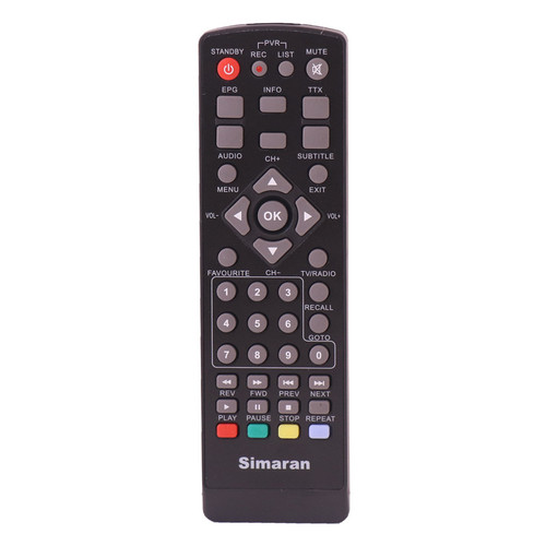 ریموت کنترل اصلی گیرنده دیجیتال سیماران SIMARAN