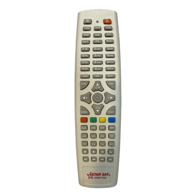 ریموت کنترل رسیور ماهواره استارست StarSat