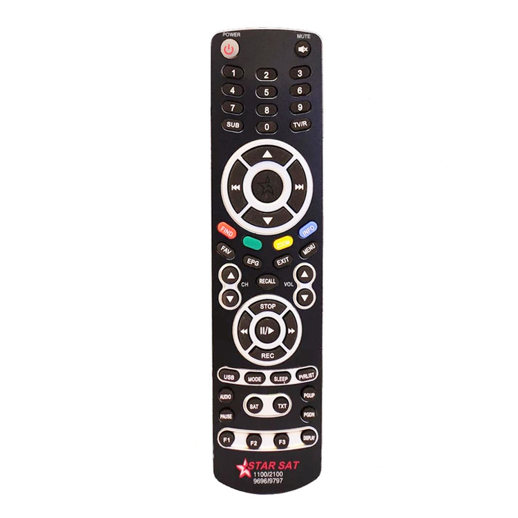 ریموت کنترل رسیور ماهواره استارست StarSat