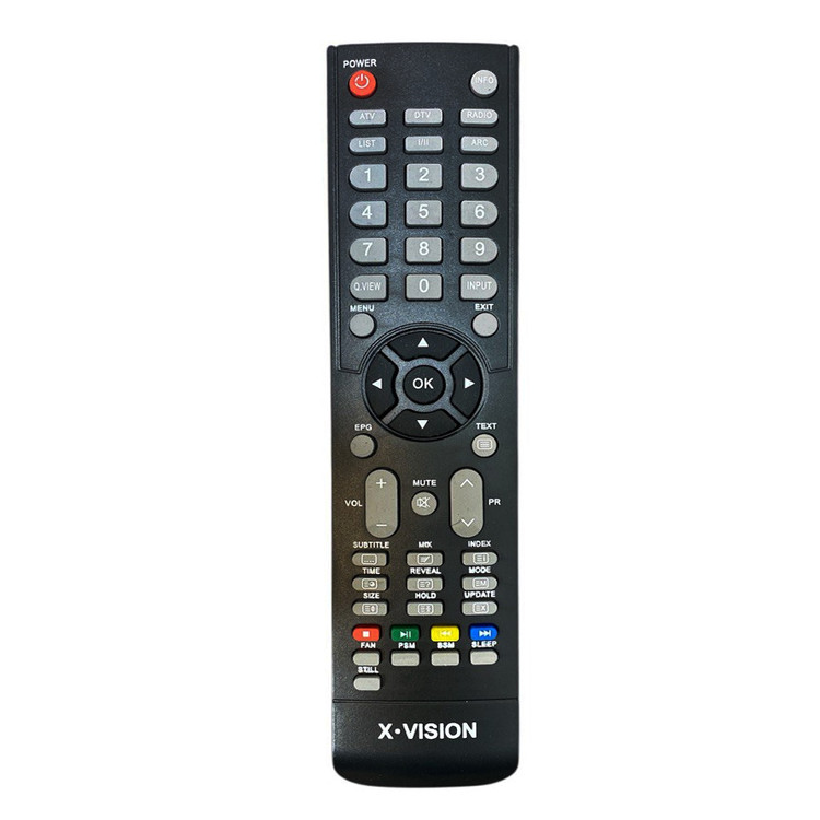ریموت کنترل اصلی تلویزیون ایکس ویژن X.VISION