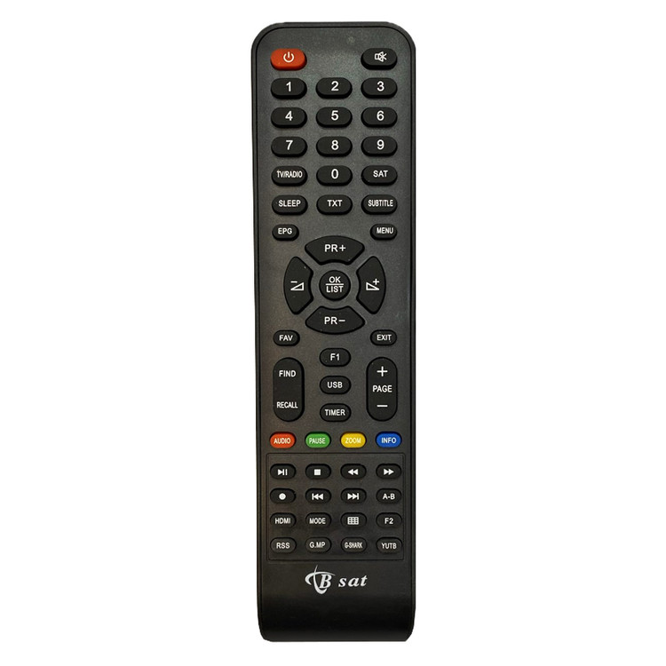 ریموت کنترل اصلی رسیور ماهواره بی ست B sat