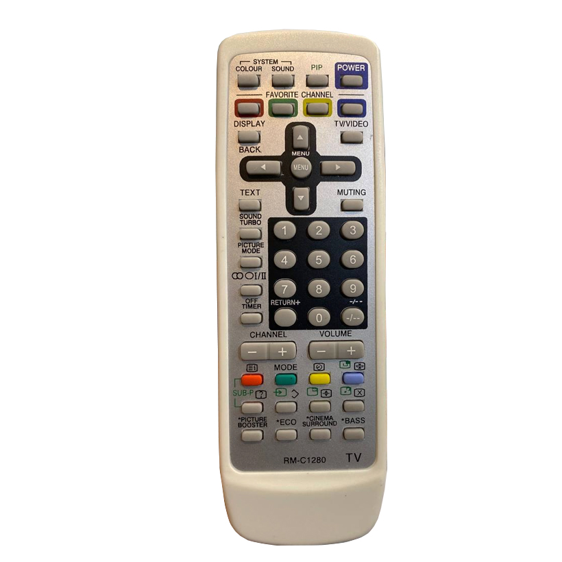 ریموت کنترل اصلی تلویزیون جی وی سی JVC - 1280