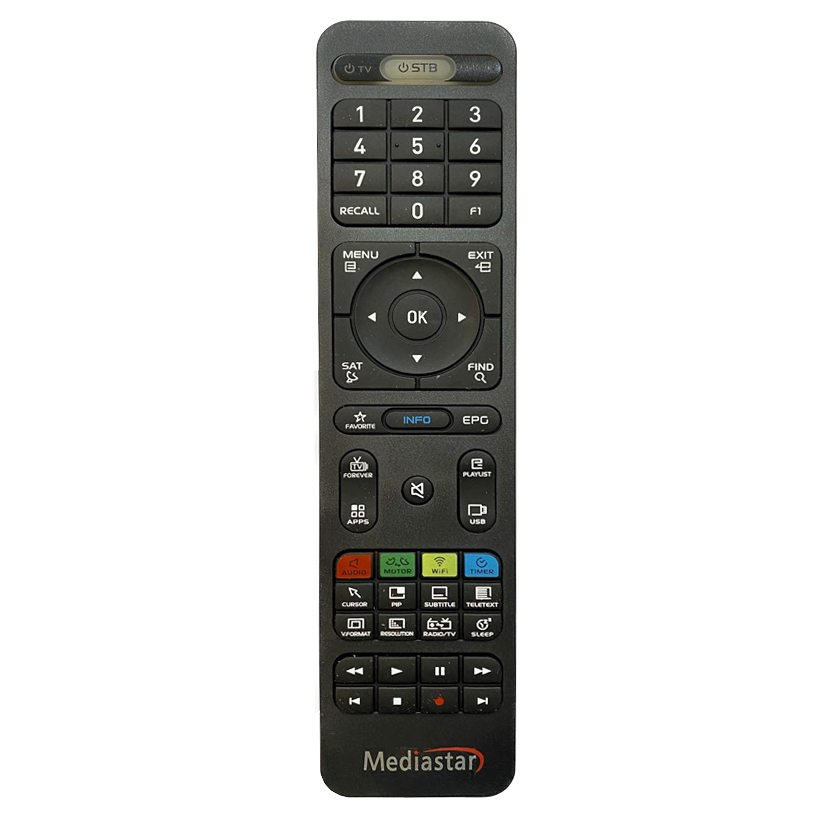 ریموت کنترل اصلی رسیور ماهواره مدیا استار مدل Mediastar 420