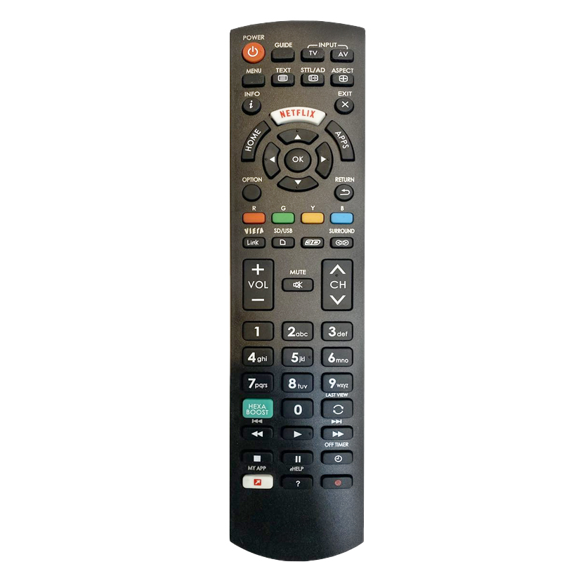 ریموت کنترل اصلی تلویزیون پاناسونیک مدل PANASONIC 1378