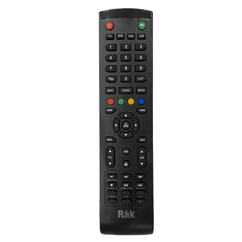 ریموت کنترل اصلی تلویزیون راک RAK
