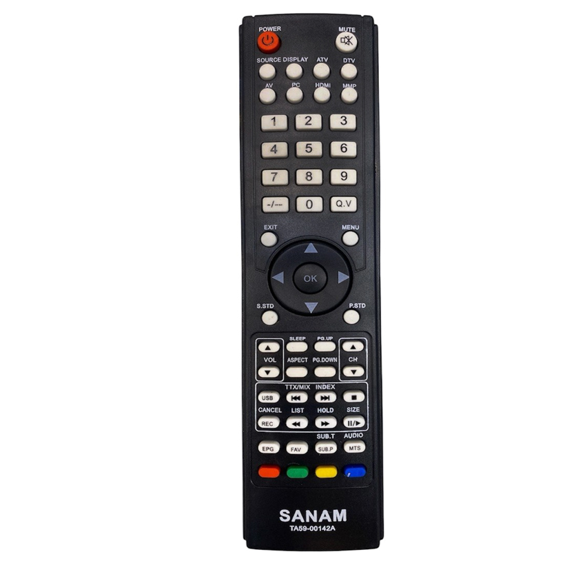 ریموت کنترل اصلی تلویزیون صنام مدل 149 SANAM