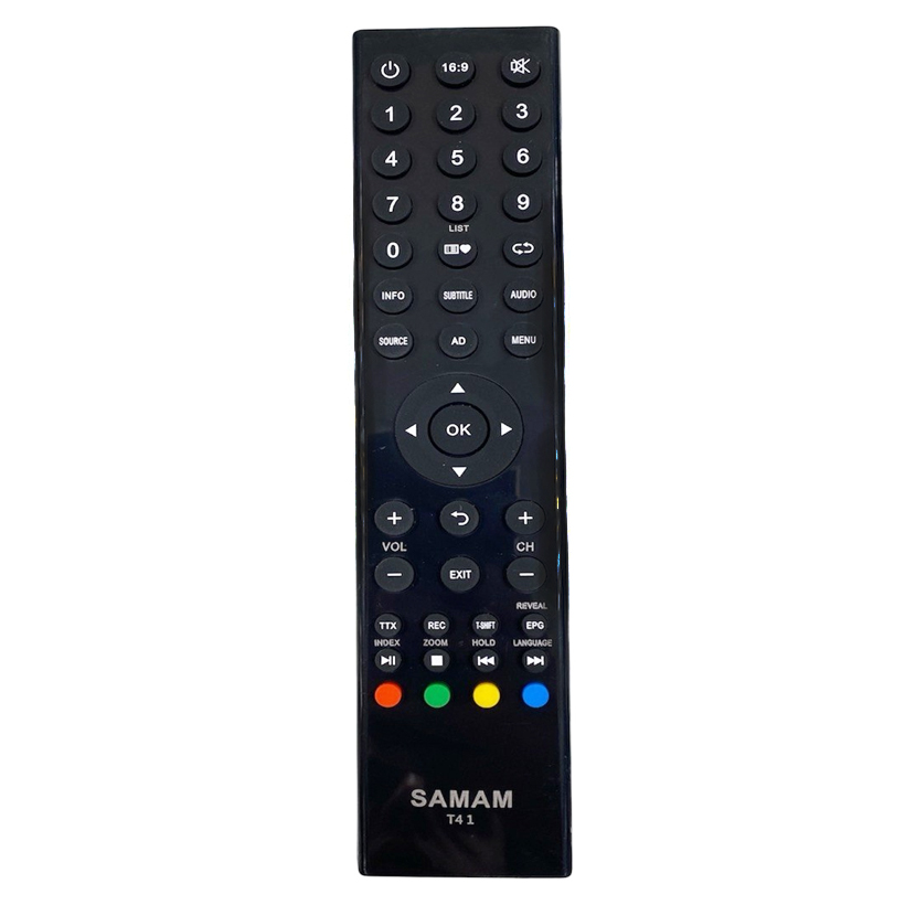 ریموت کنترل اصلی تلویزیون صنام مدل SANAM T.4 16.9